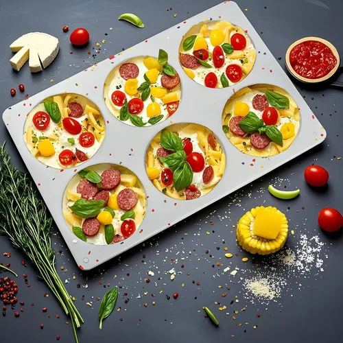 Miniatura 6 de Moldes de silicona para picar huevos, paquete de 3 moldes redondos profundos de 3 pulgadas para sándwiches de desayuno de huevo, tortillas, Blanco
