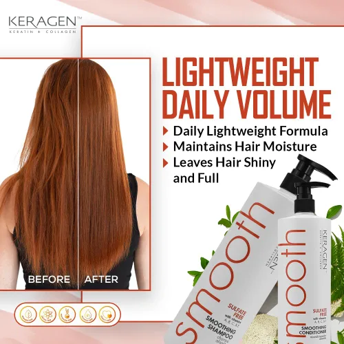 Miniatura 5 de KERAGEN Cuidado del cabello – Sistema avanzado de reparación estructural y protección del color Reconstruye y protege – Cabello 52% más fuerte
