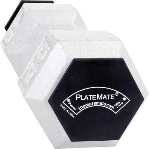 Miniatura 3 de Par de Pesos Magnéticos Microload de PlateMate - Elija entre 1.25 libras o 2.5 libras Hex