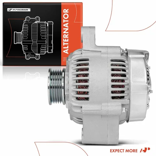 Miniatura 9 de A-Premium Alternador compatible con Toyota Camry 1992-1993, Celica 1992, 2.2L, 12V 80A polea de 5 ranuras en el sentido de las agujas del reloj