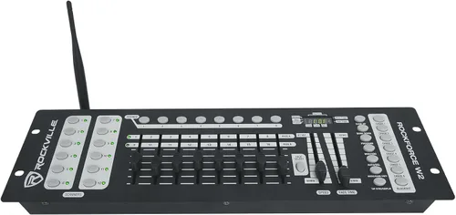 Miniatura 8 de (6) Rockville RockWedge LED con pilas Par Lights+controlador inalámbrico DMX