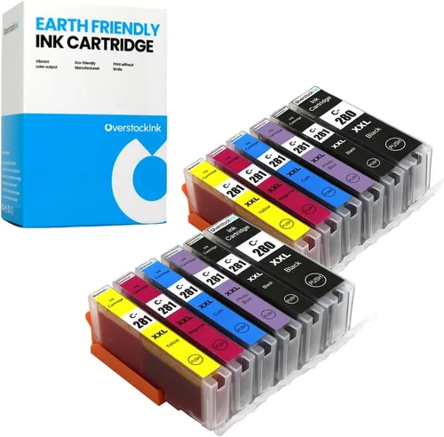 Miniatura 12 de 280XXL Pigment Black Replacement Ink Cartridge for Canon Printers (2 Pigment Black)