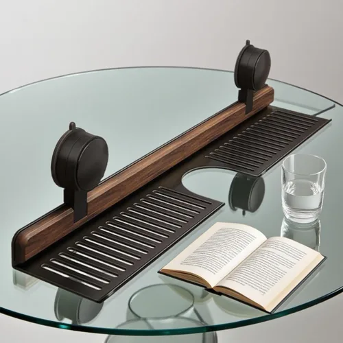 Miniatura 3 de Organizador de ducha con ventosa, organizador de ducha sin taladro, bandeja de almacenamiento para colgar en la pared para dormitorio, baño