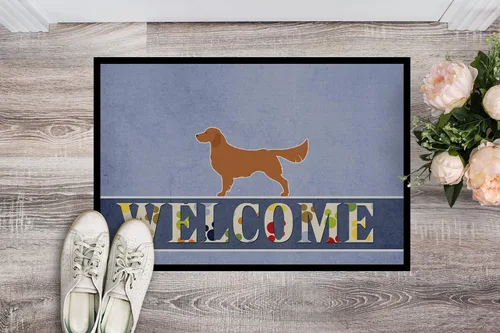 Miniatura 2 de Caroline's Treasures BB5508JMAT - Tapete de bienvenida Golden Retriever de 24 x 36 pulgadas, tapete para puerta delantera, interior y exterior