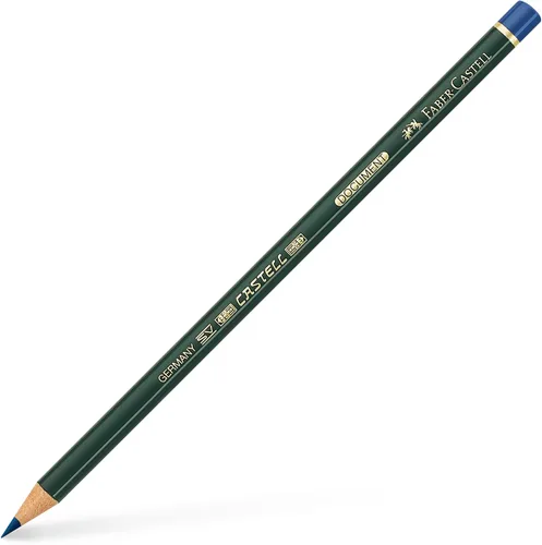 Faber-Castell Lápices indelebles: paquete de 12, azul - Lápiz de copia para dental, médico, cheques, contratos y otras aplicaciones de lápiz
