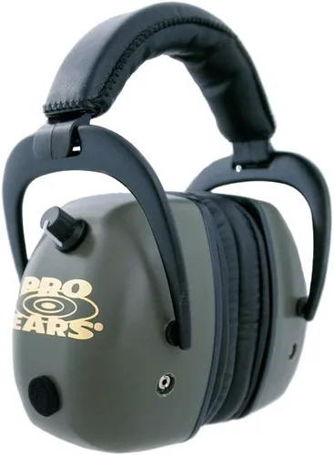 Miniatura 4 de Pro Ears – Pro Mag Gold – Protección y amplificación auditiva electrónica – NRR 30 – Cascos para campo de tiro. Naranja