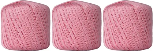 Miniatura 62 de Hilo de croché Threadart, 100 % algodón, talla 10 Rosa