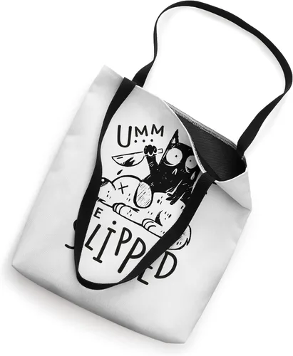 Miniatura 2 de Cat Killing Dog Meme divertido gato negro asesino con bolsa de mano para cuchillo