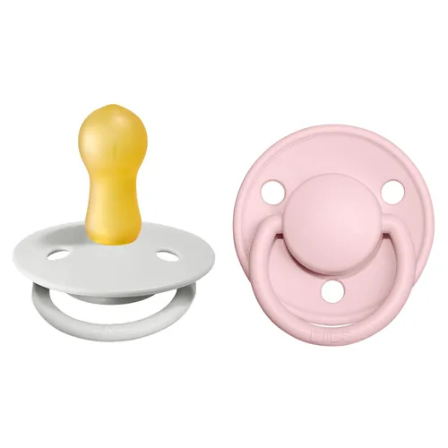 Miniatura 20 de BIBS De Lux - Paquete de 2 chupetes para bebé, fabricados en Dinamarca, chupete simulado sin BPA, pezón redondo. látex de goma natural, talla 1
