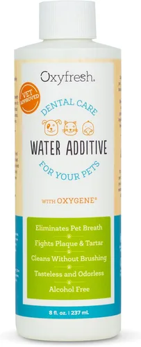 Miniatura 9 de Oxyfresh Premium Cuidado dental para mascota, aditivo para el agua, elimina el mal aliento, combate sarro, placa, solo tienes que añadirla al agua