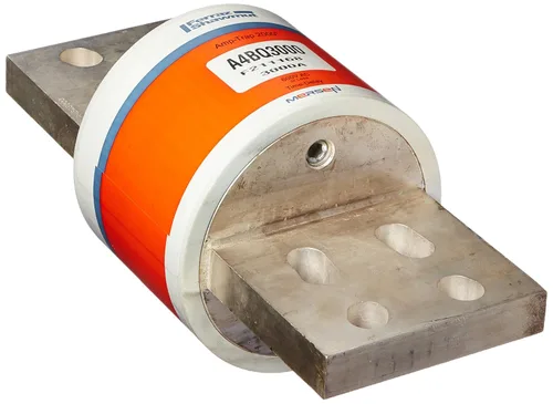 Miniatura 14 de Mersen A4BQ Amp-Trap 2000 Fusible de retardo de tiempo/clase L, 600 VAC/500 VCC, 200 kA AC/100 kA DC, 1200 amperios, 2-1/2 pulgadas de diámetro x