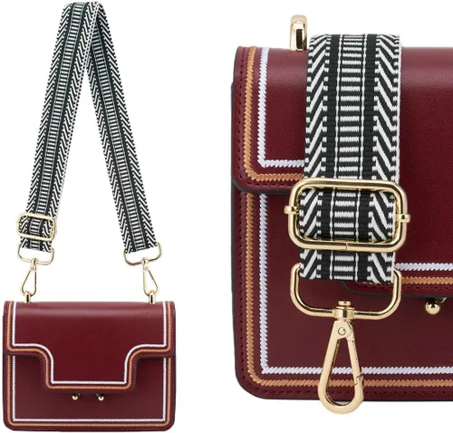 Miniatura 536 de ZOOEASS - Correa de repuesto para cartera, para colgar en el hombro o para cruzar, ancha y ajustable, de lona