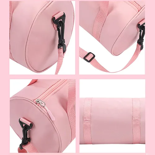 Miniatura 6 de Bolsa de lona personalizada, nombre bordadopatrón deportivo, bolsa de viaje con compartimento para zapatos, regalo personalizado para hombres
