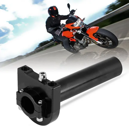 Miniatura 3 de Universal 7/8" 0.866 in - Acelerador giratorio de aleación de aluminio para manillar de aleación de aluminio, acelerador giratorio para motocicleta