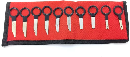 Miniatura 7 de Kit de herramientas de extracción de radio y herramienta de palanca de extracción universal para reproductor de CD estéreo para la mayoría de autos