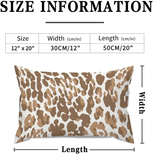 Miniatura 3 de ArogGeld Funda de almohada para sofá, guepardo y leopardo, estampado de leopardo, funda de cojín decorativa de granja para sala de estar