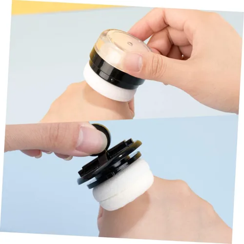 Miniatura 8 de Beaupretty Soplo portátil hermético del polvo del maquillaje de la caja del polvo de los cosméticos con el envase vacío