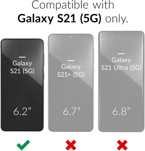 Miniatura 2 de Funda Crave Slim Guard para Galaxy S21, Funda a Prueba de Golpes para Samsung Galaxy S21, S21 5G (6.2 pulgadas) - Negro