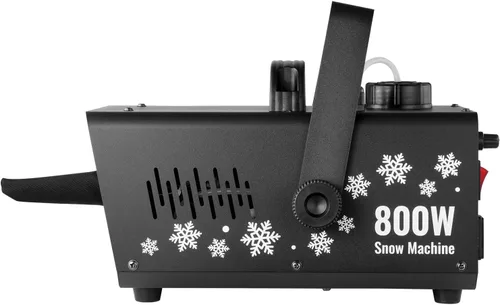 Miniatura 9 de VEVOR Máquina de nieve de 800 W con 9 luces LED RGB y control remoto, efecto de nieve de alto rendimiento para Navidad, Halloween, boda, fiestas