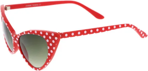 Miniatura 3 de zeroUV - Lentes de sol para mujer, diseño retro de grandes ojos de gato, 2.126 pulgadas.