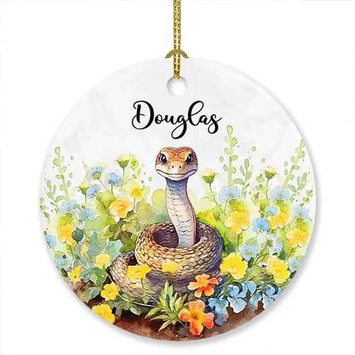 Miniatura 9 de Adorno de elefante de Navidad 2025, lindo adorno de elefante personalizado para árbol de Navidad, adornos de elefantes florales para bebés, regalos