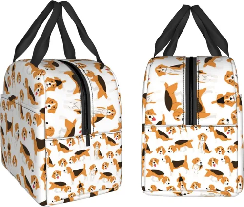 Miniatura 4 de Beagle - Bolsa de almuerzo para perros, aislada, resistente al agua, reutilizable, para viajes de picnic