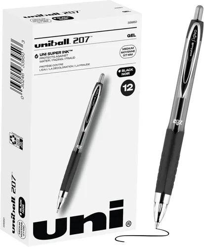 Miniatura 7 de uni-ball 207 - Bolígrafos de gel retráctiles Azul