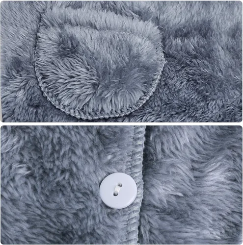 Miniatura 4 de Chaleco de invierno con capucha para bebé, diseño de dibujos animados, sin mangas, ligero, para niños y niñas