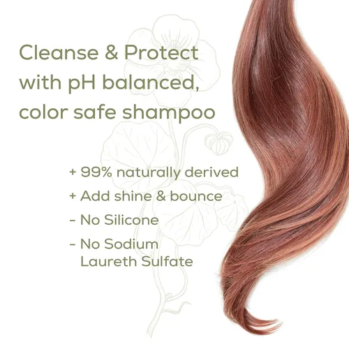 Miniatura 4 de Naturtint Champú para el cuidado del color para cabello teñido, seco o normal, formulado para mantener la vitalidad sin parabenos, lauril sulfato