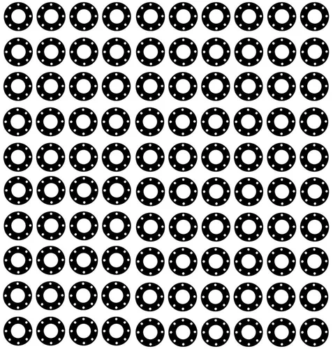 Sterling Seal CFF7000.100.125.300X100 7000 Grafoil Junta de cara completa de 1 pulgada tamaño de tubo, 1/8 pulgadas de grosor, clase de presión