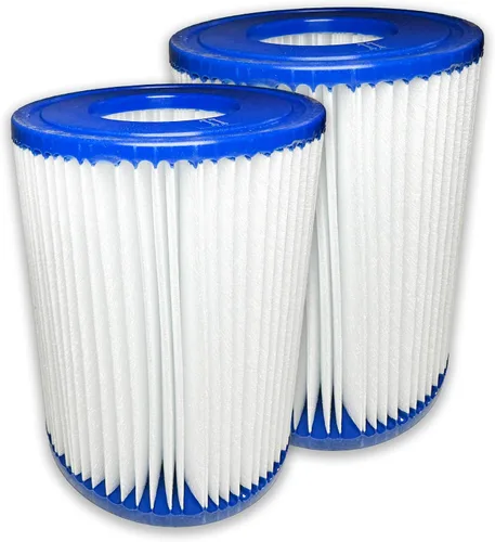 Miniatura 2 de Nispira Filtro de piscina de repuesto para bañeras de hidromasaje Bestway Flowclear tipo II, cartucho Lay Z, bomba de filtro de spa 58094 530-800