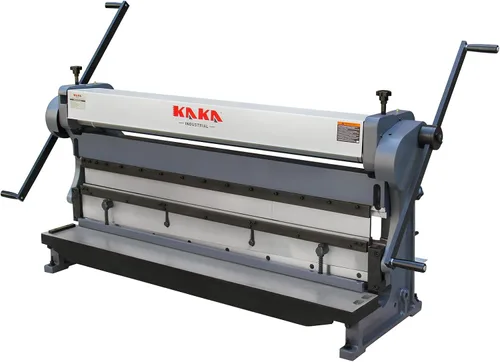 Miniatura 9 de KAKA INDUSTRIAL Freno de Metal, 8-pulgadas, máquina de corte de freno y rodillo de 3-en-1, corte de 20-calibres, 90° Máquina de rodillo deslizante
