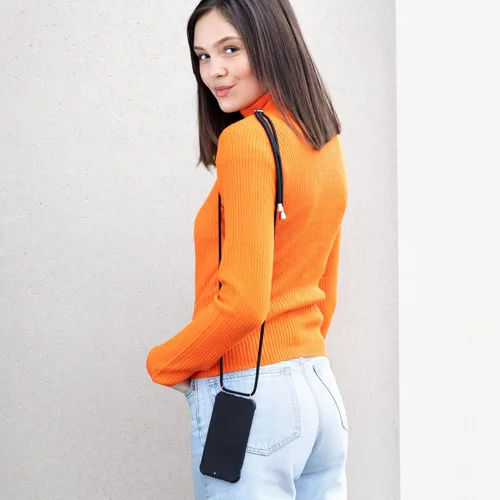 Miniatura 5 de kwmobile Funda cruzada compatible con Xiaomi 12/12X - Funda de silicona TPU con correa - Lavanda