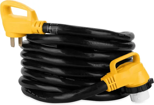 Miniatura 10 de Cable de alimentación eléctrica, de Camco, 55191, 25 pulgadas, de PowerGrip, con mango, 50 amperios