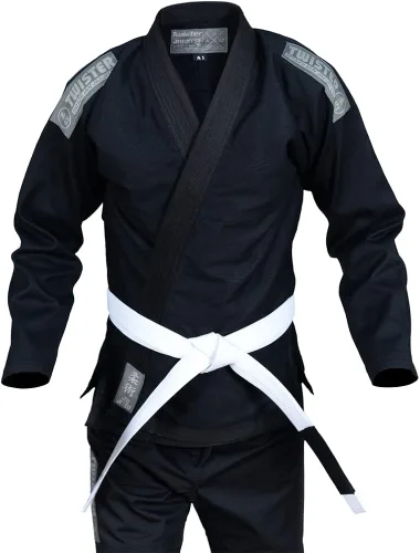 Miniatura 4 de Twister Challenge Jiu Jitsu Gi, Uniforme Jiu Jitsu, Competencia Profesional Tela de alta calidad Viene con Cinturones Blancos
