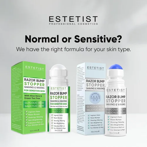 Miniatura 6 de Estetist Tapón para piel sensible, suero enrollable para después del afeitado para cara, bikini, piernas y axilas, ayuda a calmar la irritación