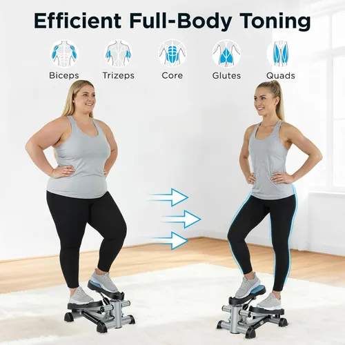 Miniatura 2 de Efitment Mini stepper steppers para ejercicio en casa Escalera Cardio Muslo Master Equipo de entrenamiento Fitness Pedal Ejercitador Pedales