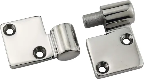 Miniatura 6 de NRC&XRC Par de acero inoxidable 316 Heavy Duty Marine Grade 3.5" x 1.5" izquierda y derecha de levantamiento/desmontable bisagra de bisagra fundida