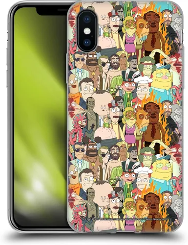 Miniatura 85 de Head Case Designs Funda de gel con licencia oficial de Rick and Morty Aliens Season 3 [protección de grado militar] compatible con Apple iPhone 12