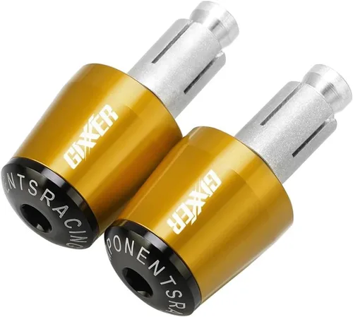 Miniatura 4 de Manillar de motocicleta para motocicleta, peso final, agarres para manillar, tapa antivibración, enchufe plateado para Suzuki Gixxer 150sf 250sf 155