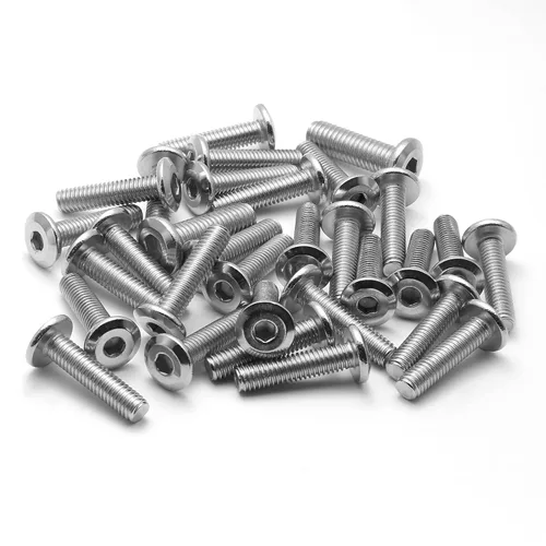 Miniatura 10 de Biaungdo 30 tornillos de cabeza plana de acero inoxidable M6x12mm Tornillos de cabeza plana Tornillos Conector avellanado