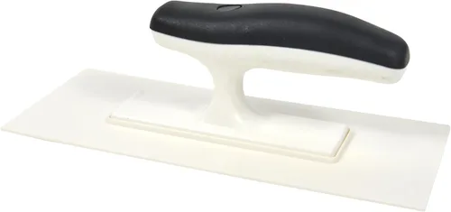 Nichiyo Paleta de plástico con mango de agarre cómodo, llanas de acabado, montaje ligero adecuado para raspaduras, enlucidos y paredes de pintura
