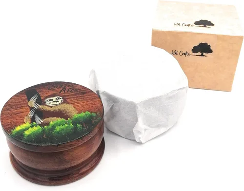 Miniatura 25 de Joyero de madera - Decoración pintada a mano - Juego de 1 joyero auténtico de la selva tropical costarricense - Artesanal - Estuche