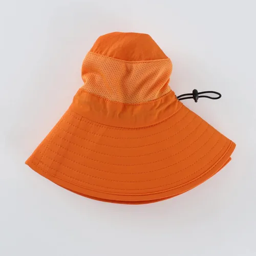 Miniatura 8 de Home Prefer Sombrero de malla para exteriores UPF50+ Sombrero de pesca de ala ancha con solapa para el cuello
