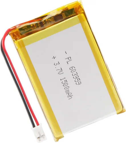 Miniatura 15 de 652030 Batería Lipo de 3.7V 350mAh 652030 Cargable Paquete de Batería de Polímero de Litio con Conector JST PH2.0mm para Dispositivo Electrónico