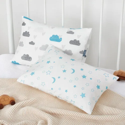 Miniatura 6 de TILLYOU Paquete de 2 fundas de almohada para niños pequeños con cierre de sobre, microfibra suave y sedosa de 13 x 18 pulgadas, fundas de almohada