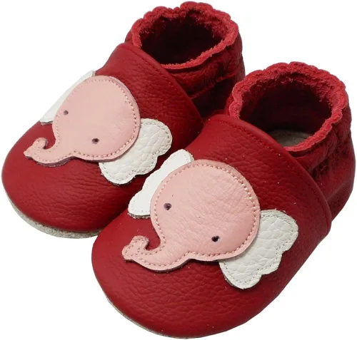 Miniatura 3 de YALION - Mocasines de cuero suave para bebés, niños y niñas, para gatear y dar sus primeros pasos