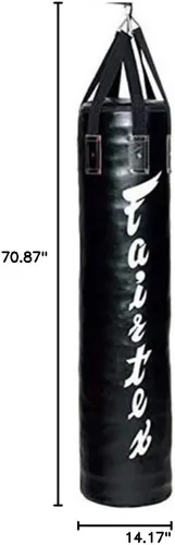 Miniatura 4 de Fairtex HB6 - Saco de boxeo de 6 pies para Muay Thai, boxeo, kickboxing, artes marciales mixtas, 14.17 pulgadas de ancho x 70.87 pulgadas de alto