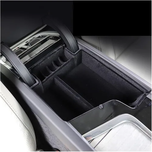 Miniatura 2 de Bandeja de almacenamiento para reposabrazos de automóvil, bandeja para consola central de accesorios de automóvil (color Xc40 Flocado)