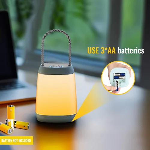 Miniatura 4 de HOKOILN Paquete de 2 luces LED para camping, farol LED de campamento con 3 modos, luz nocturna portátil para tienda de campaña, senderismo